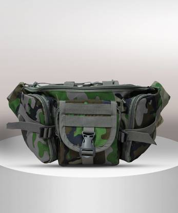 F Gear Trail Woodland Camo Adjustable Strap Waist Bag
