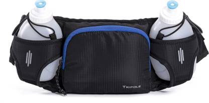 Tripole and Waist Pack for Running and Cycling Runaqua Hydration Belt