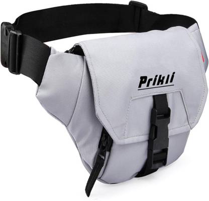 prikli 25_A _PP flap shark grey waist bag_11 Waist Bag for Men Women