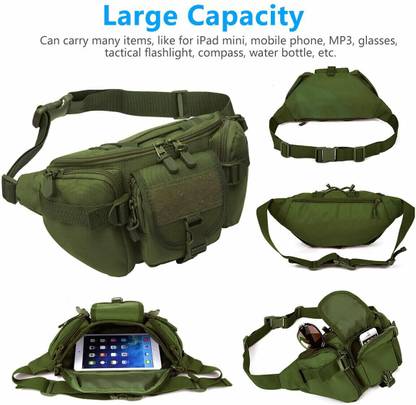 OYESTER Outdoor Unisex Waist Bag Tactical Military Waist Pack Chest Bag Poucha5 waist bag