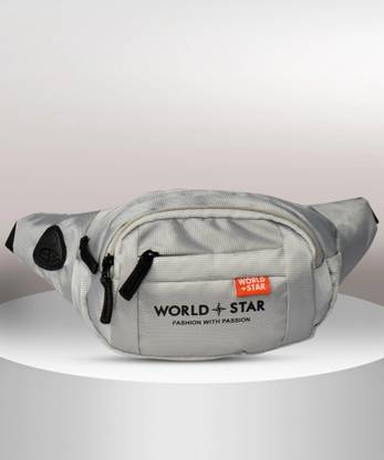 fkhbags fluffy grey waist bag Waist Bag