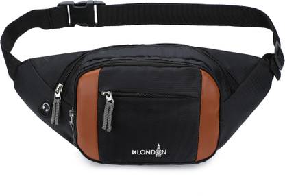 K London Waist Bag Stylish Design Ample Storage Zipper Compartment Adjustable Buckle Waist Bag