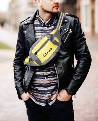 ADMARK Fancy & Secure Essentials AntiTheft Waist Bag with 4 Compartments to Men & Women Waist Bag For men & women