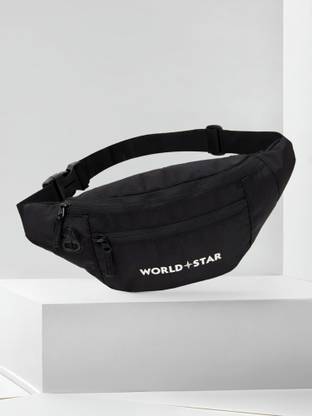 Worldstar ROCCKK WAIST BAG Elegant Style Travel Pouch Passport Holder with Adjustable Strap