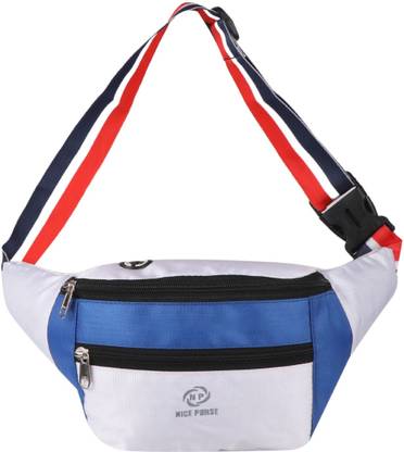 Nice Purse Fancy Light Blue/White Waist Bag,Chest Bag,Fanny Bag,Fanny Pack05 Waist Bag