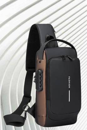 ProArch WomenBuzz Crossbody Massenger Bag Shoulder Strap With with Lock USB Charging Waist bag