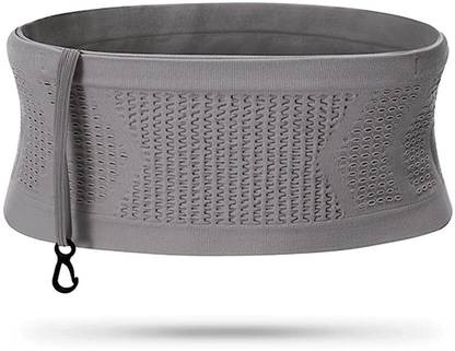 HASTHIP Slim Running Belt Bag with Hook Elastic Waist Bag for Keep Phone, Keys Waist Bag