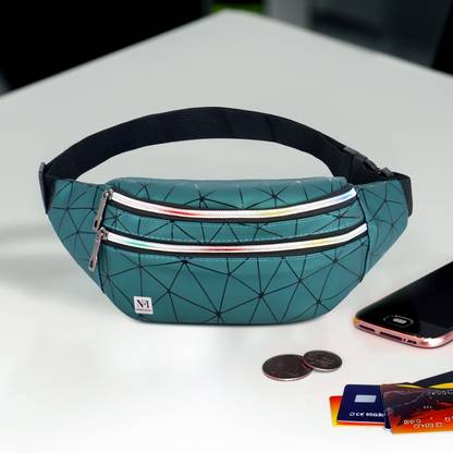 NFI essentials Waist Bag, Fanny Pack for Travel Hiking Cycling Camping with Zip Camera Pouch Waist Bag