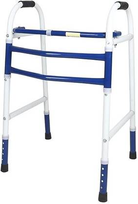 CLASORA Folding Mobility Walker with 2 Armrests offers stability and support for Walking Stick