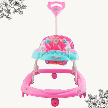 SMILEYTOYS Musical 2-in-1 Walker With Parent Rod