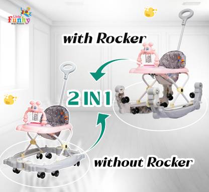 Little Funky Musical Walker & Rocker With Parent Rod