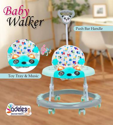ODELEE Musical Activity Walker With Parent Rod