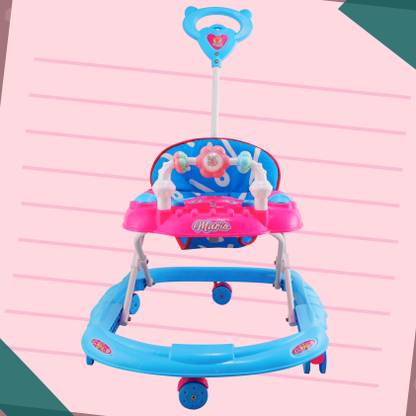 SMILEYTOYS Musical 2-in-1 Walker With Parent Rod