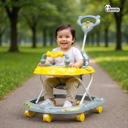 PANDA BABY PRODUCTS Musical Activity Walker With Parent Rod