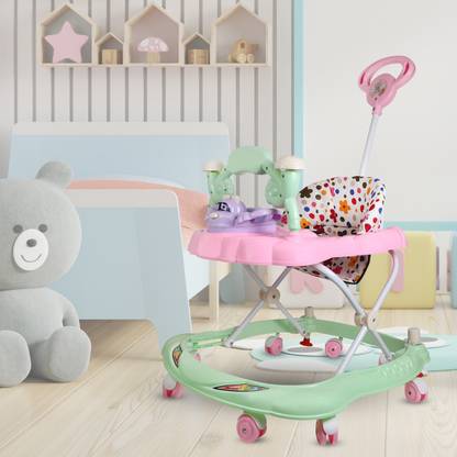 flammable Musical 2-in-1 Walker With Parent Rod