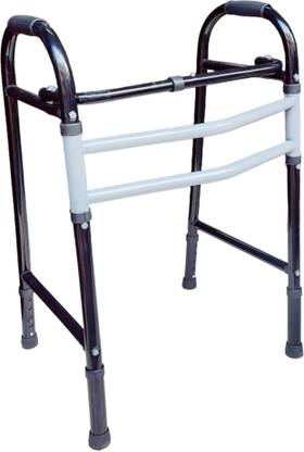 veayva WALKER Portable Light Weight Height Adjustable Foldable Walker for Men & Women Walking Stick