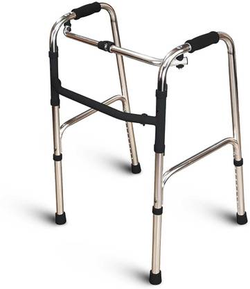 FLAMINGO Reciprocal Folding Walker for Disabled Persons, Seniors and Adults Walking Stick