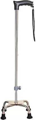 RUNMEX surgical 4 leg chrome walking stick Walking Stick