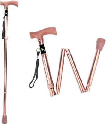Dr. TORSO Stylish Aluminum Foldable Walking Stick with Adjustible Height Walking Stick