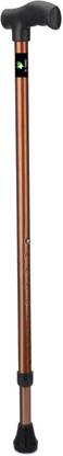 DR DOC Premium T-Handle Copper Walking Stick with Adjustable Height For Men/Women Walking Stick