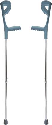 LACOPINE Forearm Lightweight And Height Adjustable Crutch For Adult And Disable Walking Stick