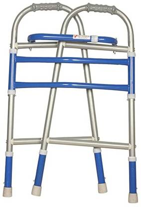 kgn surgical Foldable WS 999 Walker for Men Women Adult Patients & Old Age People Walking Stick