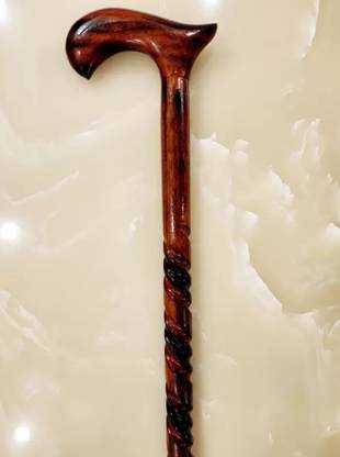 Elit Mart Fancy Wooden walking stick For Oldage People 36 Inches Pack Of 1 Walking Stick