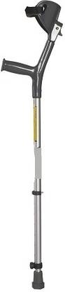EXCLIQ Elbow Crutches With Double Folding Handle - Universal(Pack of 2) Walking Stick