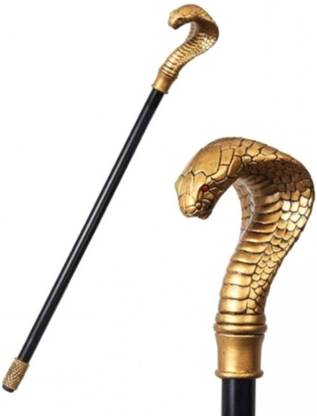 Partywala Snake Head Collapsible Stick Walking Stick
