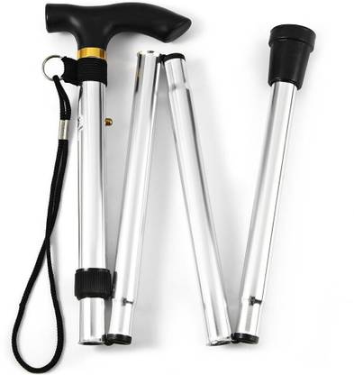 MCP 4 Folding Sections Folding Aluminium Walking Stick Walking Stick