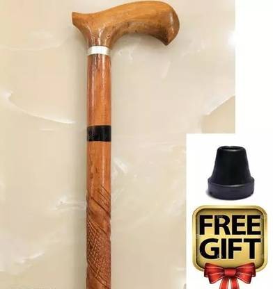 RanaCreation walking stick with free tip rubber Walking Stick