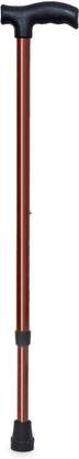 DGARYS Stick Height Adjustable, Portable Comfortable Light Weight Walking Cane Brown Walking Stick