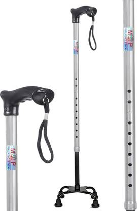 MCP FOUR LEG QUADRIPOD WALKING STICK SILVER Walking Stick