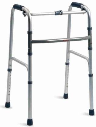 PREQURE Aluminum foldable walker with reciprocal function 100 kg capacity Walking Stick
