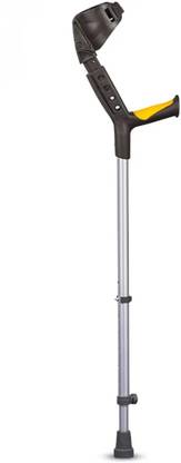 MAHIKA Healthcare Height Adjustable Light Weight Elbow Crutches Walking Stick
