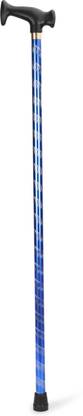 IWALK Non Adjustable Walking Stick for Men Women & Senior Citizen Fix Height 36" Blue Walking Stick