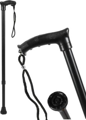 IWALK New Design with Extra strength - Black Walking Stick
