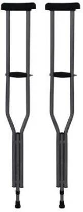 cutfine Aluminium Walking Crutches Padded Hand & Underarm Support Walking Stick