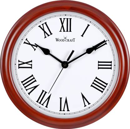 Wood Craft Analog 27.5 cm X 27.5 cm Wall Clock