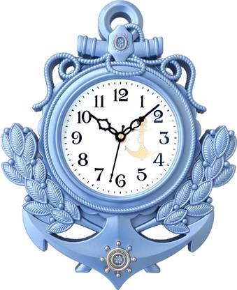 mauli Analog 31 cm X 24 cm Wall Clock