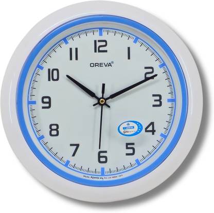 OREVA Analog 25.55 cm X 25.55 cm Wall Clock