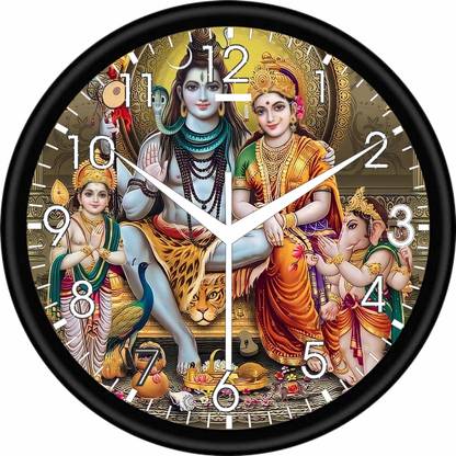 piploda crafts Analog 24 cm X 24 cm Wall Clock