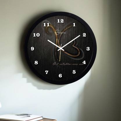 Efinito Analog 33 cm X 33 cm Wall Clock