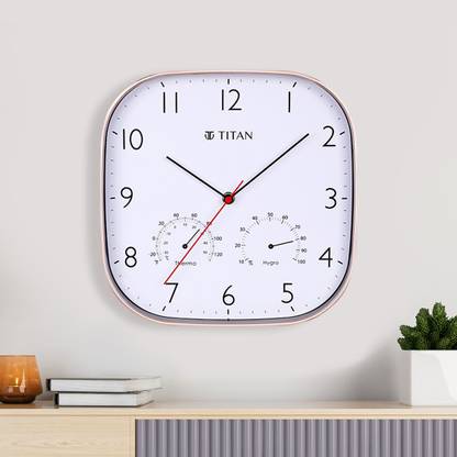 Titan Analog 28 cm X 28 cm Wall Clock