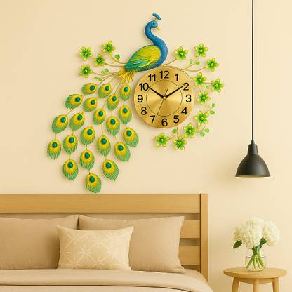 Flexi Madhav Analog 82 cm X 60 cm Wall Clock