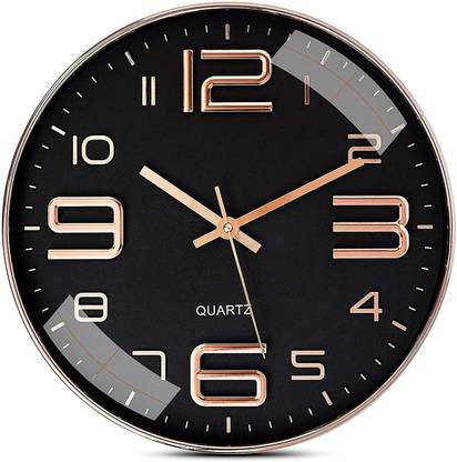 DHRUVINE Analog 30 cm X 30 cm Wall Clock