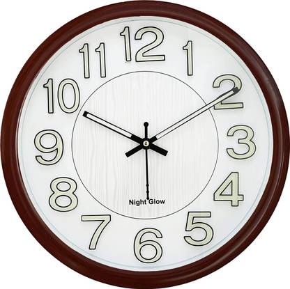 Sapphire Quartz Analog 30 cm X 30 cm Wall Clock