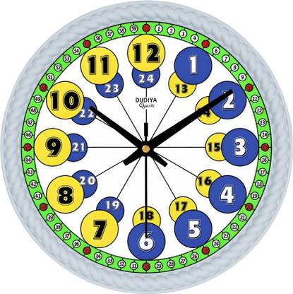 dudiya creation Analog 25 cm X 25 cm Wall Clock