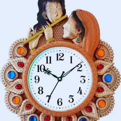 Tanishka Analog 24 cm X 24 cm Wall Clock
