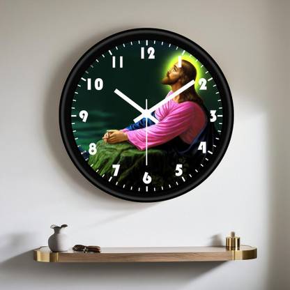 khushi collection Analog 25 cm X 25 cm Wall Clock